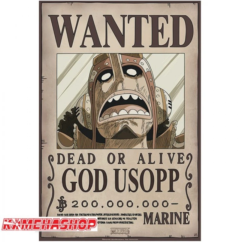 Affiche Wanted Ussop - New World Prime 1 Affiche Wanted Ussop - New World Prime
