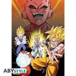 Dragon Ball Z - Affiche Majin Buu Vs Super Saiyans