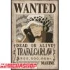 One Piece - Affiche Wanted De Trafalgar Law