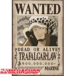 One Piece - Affiche Wanted De Trafalgar Law