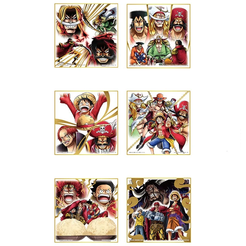 One Piece - Set De 6 Shikishi - Ichiban Kuji V1 1 One Piece - Set De 6 Shikishi - Ichiban Kuji V1