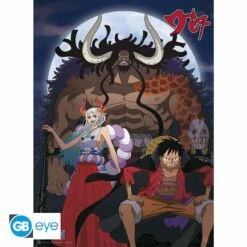 Poster One Piece - Yamato Et Luffy Versus Kaido